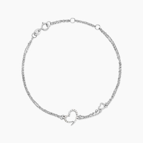 Bracelet Louise Or Blanc Diamant - Bracelets Femme | Histoire d&rsquo;Or