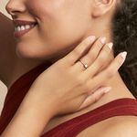 Bague Sandrine Or Blanc Diamant - Bagues avec pierre Femme | Histoire d&rsquo;Or