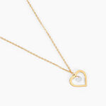 Collier Or Jaune Maximiliane Oxyde De Zirconium - Colliers Femme | Histoire d&rsquo;Or