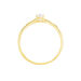 Bague Solitaire Maylis Or Jaune Oxyde De Zirconium