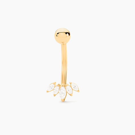 Piercing Darby Or Jaune Oxyde De Zirconium - Bijoux Femme | Histoire d&rsquo;Or