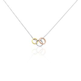 Collier Argent Tricolore Roderick - Colliers fantaisie Femme | Histoire d’Or