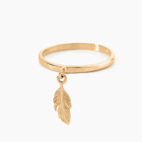 Bague Plaqu&eacute; Or Jaune Libby - Bagues breloque Femme | Histoire d&rsquo;Or