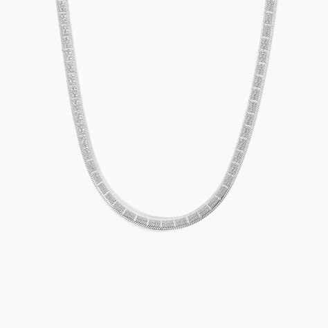 Collier Nuriaae Argent Blanc - Chaines Femme | Histoire d&rsquo;Or