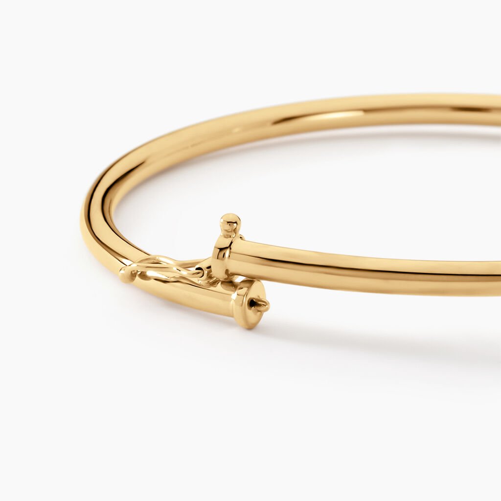 Bracelet Jonc Or Jaune Cynthia - Bracelets joncs Femme | Histoire d&rsquo;Or