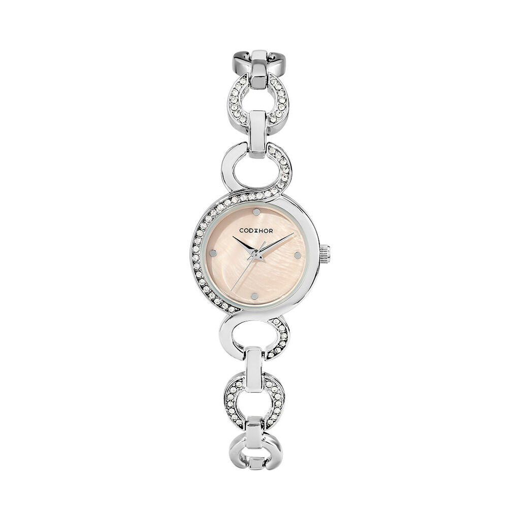 Montre Codhor Sarah Nacre Rose - Montres Femme | Histoire d’Or