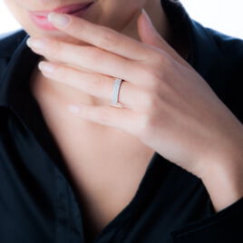 Bague Sadella Or Blanc Oxyde De Zirconium - Bagues avec pierre Femme | Histoire d’Or