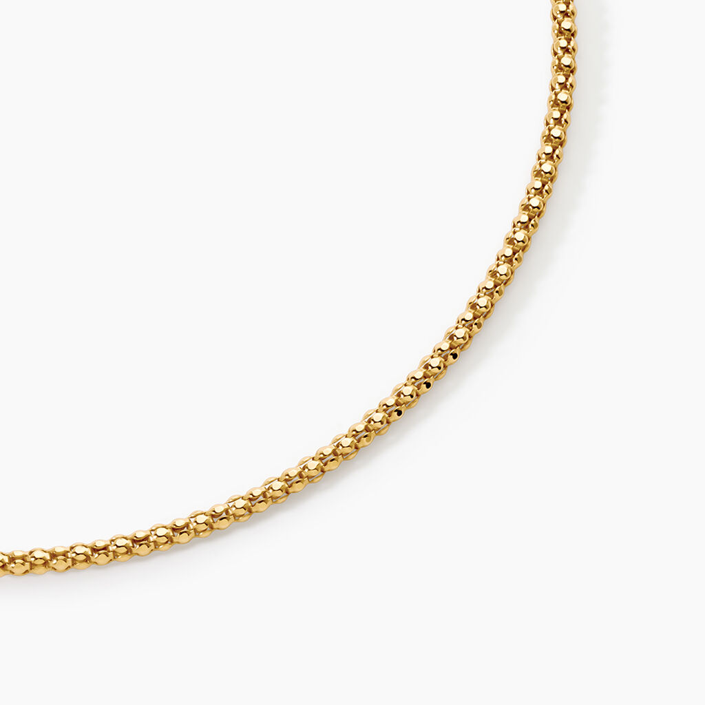 Collier Big Love Argent Dor&eacute; A L'Or 750/1000 - F&ecirc;te des m&egrave;res Femme | Histoire d&rsquo;Or