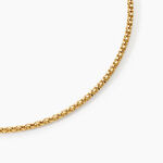Collier Big Love Argent Dor&eacute; A L'Or 750/1000 - F&ecirc;te des m&egrave;res Femme | Histoire d&rsquo;Or