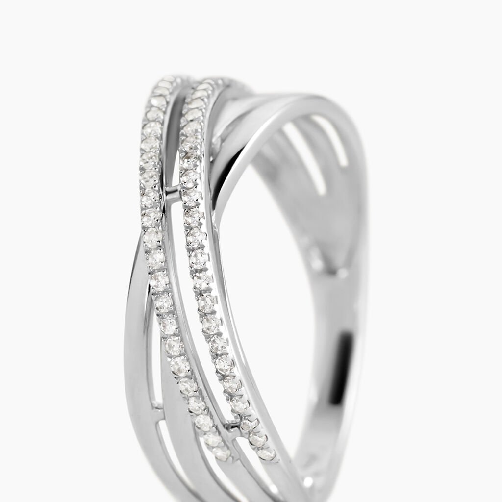 Bague Julianne Or Blanc Diamant Divers - Bagues avec pierre Femme | Histoire d&rsquo;Or