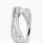 Bague Julianne Or Blanc Diamant Divers - Bagues avec pierre Femme | Histoire d&rsquo;Or