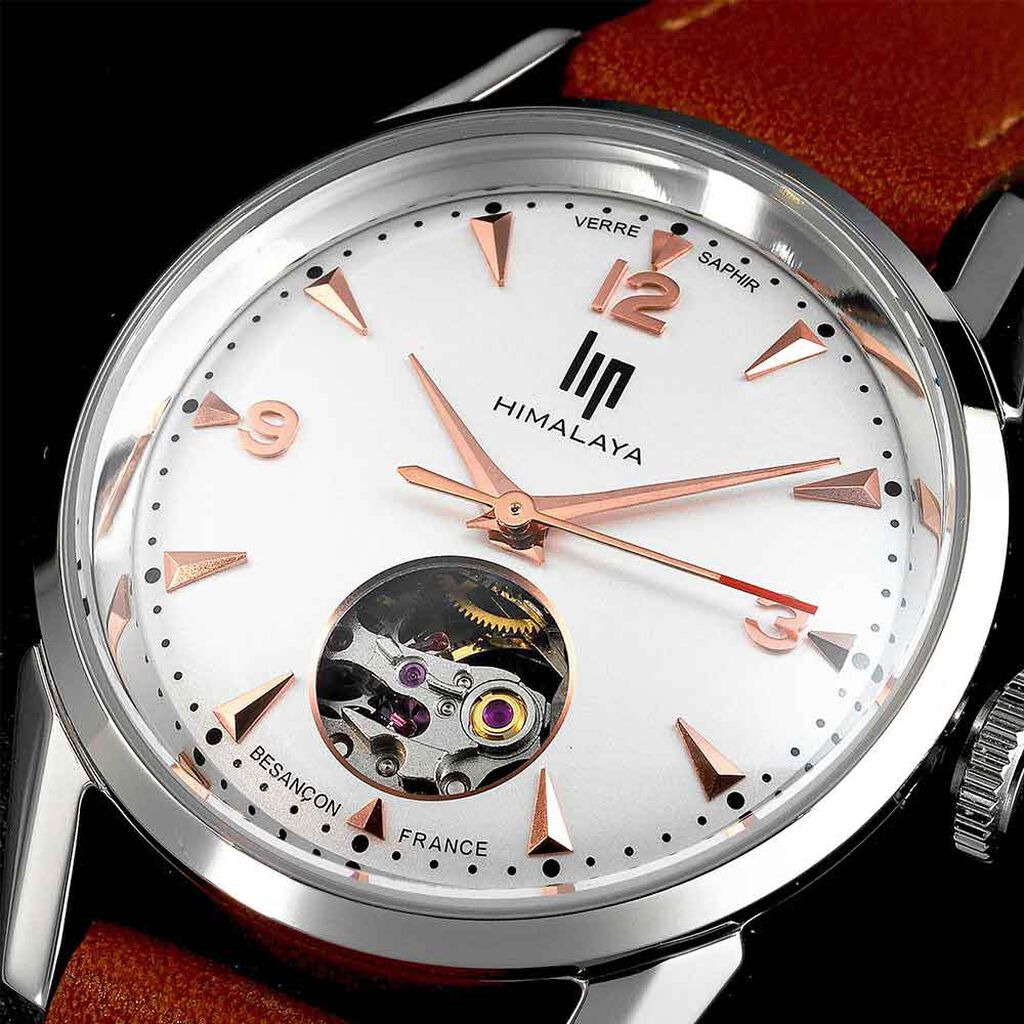 Montre Lip Himalaya C&oelig;ur Battant Argent&eacute; - F&ecirc;te des m&egrave;res Femme | Histoire d&rsquo;Or