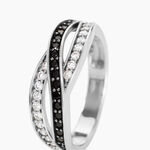 Bague Bethany Argent Blanc Oxyde De Zirconium - Bagues avec pierre Femme | Histoire d&rsquo;Or