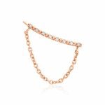 Bijou D'oreille Unitaire Klava Argent Rose Oxyde De Zirconium - Piercings d'oreilles Femme | Histoire d&rsquo;Or