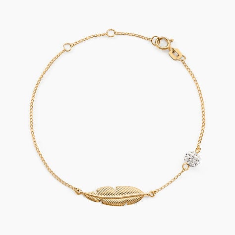 Bracelet Powoo Or Jaune Strass - Bracelets Femme | Histoire d’Or