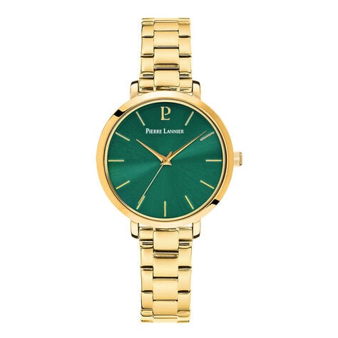 Montre Pierre Lannier Chouquette Vert - Montres Femme | Histoire d’Or