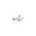 Piercing D'oreilles Argent Père Oxydes De Zirconium - Boucles d'oreilles fantaisie Femme | Histoire d’Or