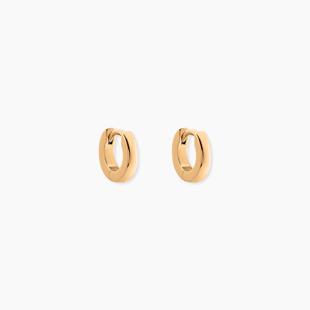 Cr&eacute;oles Tonya Plaqu&eacute; Or Jaune - Boucles d'oreilles cr&eacute;oles Femme | Histoire d&rsquo;Or