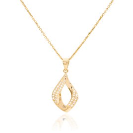 Collier Mai-lee Plaqué Or Jaune Oxyde De Zirconium - Colliers Femme | Histoire d’Or