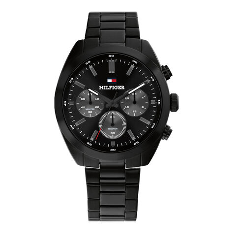 Montre Tommy Hilfiger Hudson Noir - Montres Homme | Histoire d&rsquo;Or