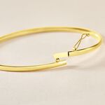 Bracelet Jonc Yuriy Fil Flexible Or Jaune - Bracelets joncs Femme | Histoire d&rsquo;Or