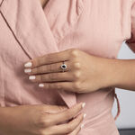 Bague Solitaire Eulalio Argent Blanc Oxyde De Zirconium - Bagues solitaires Femme | Histoire d&rsquo;Or