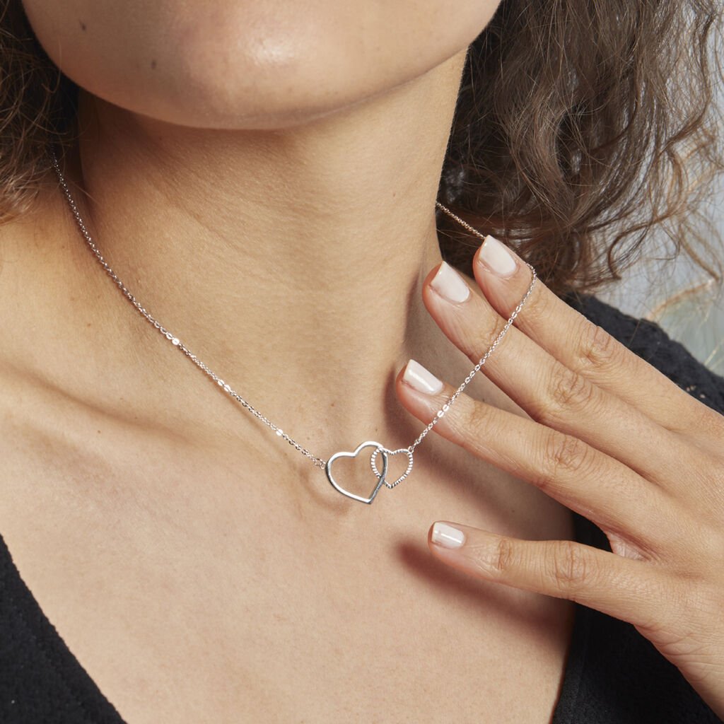 Collier Argent Katarin - Colliers Coeur Femme | Histoire d’Or