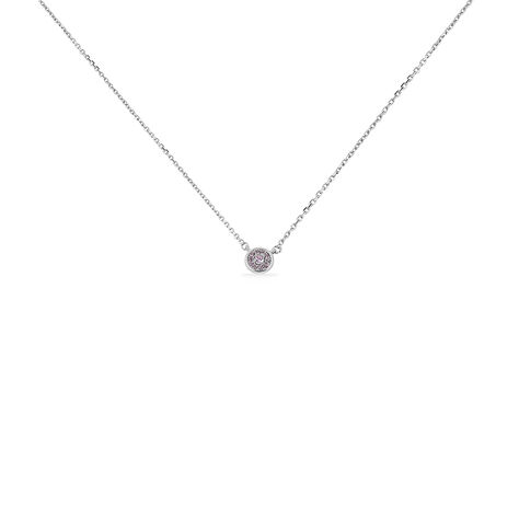 Collier Auxana Argent Blanc Oxyde De Zirconium - Colliers fantaisie Femme | Histoire d’Or