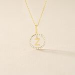 Pendentif Gabe Or Jaune Oxyde De Zirconium - Pendentifs Femme | Histoire d&rsquo;Or