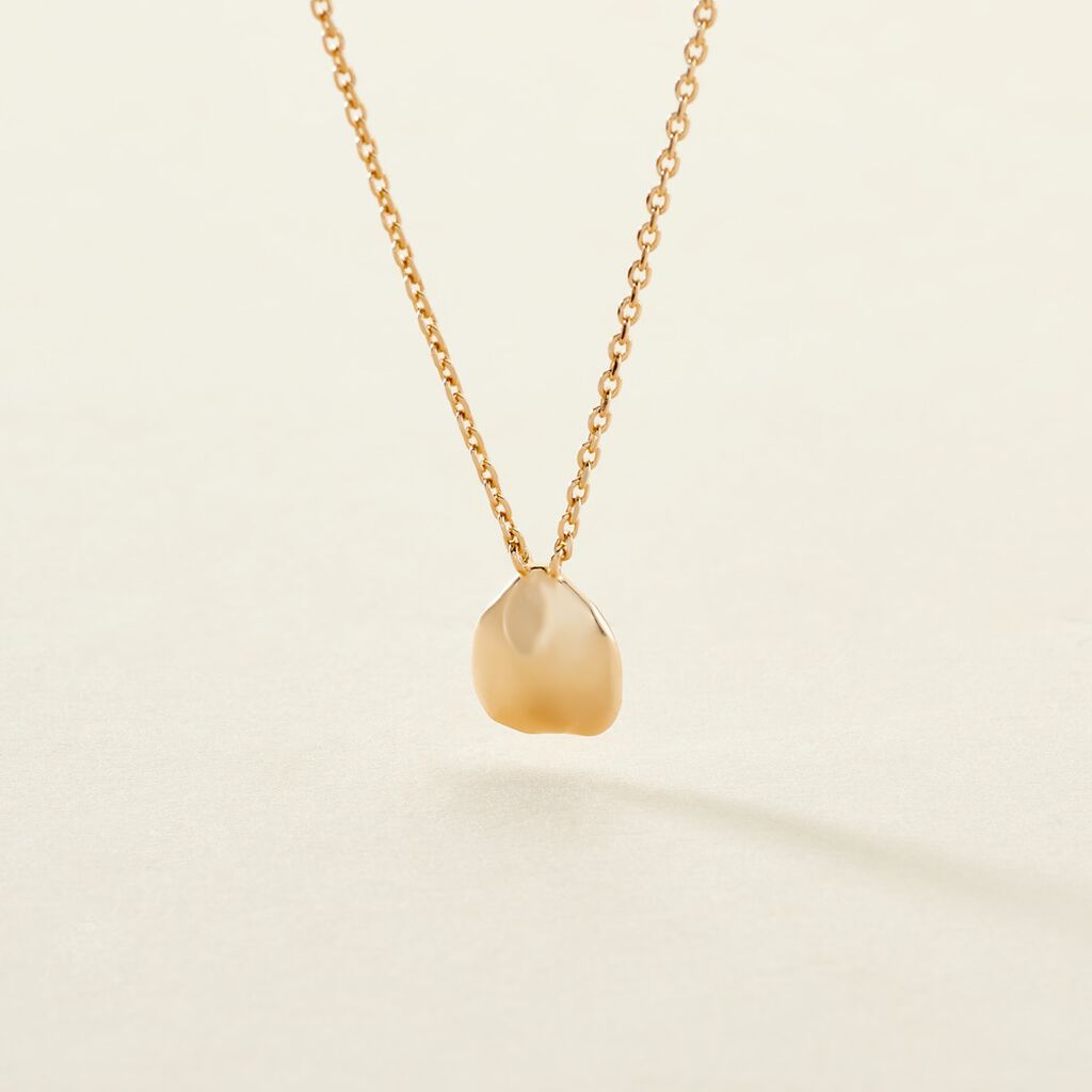Collier Organic Plaqué Or Jaune - Colliers fantaisie Femme | Histoire d’Or