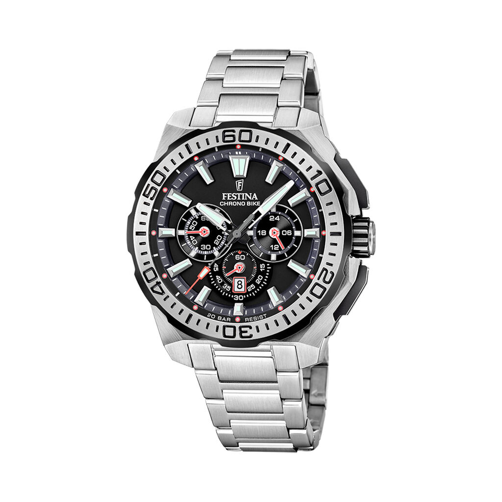 Montre Festina Chrono Bike 2 Noir - Montres Homme | Histoire d&rsquo;Or