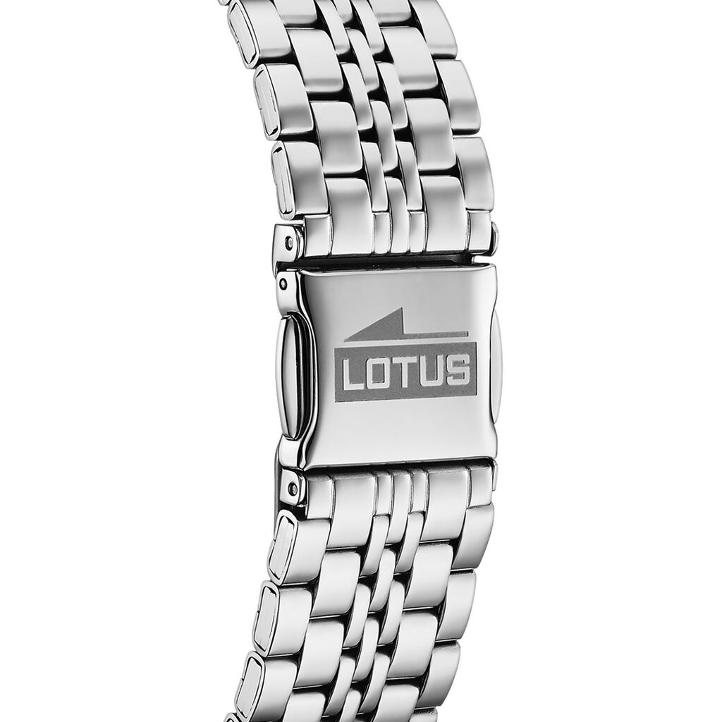 Montre Lotus Classique 38 Argent&eacute; - Montres Homme | Histoire d&rsquo;Or