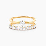 Bague Dolfina Or Jaune Oxyde De Zirconium - Bagues solitaires Femme | Histoire d&rsquo;Or