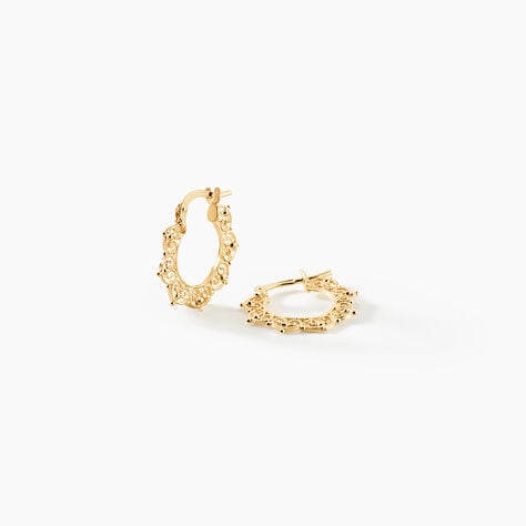 Cr&eacute;oles Florinda Or Jaune - Boucles d'oreilles cr&eacute;oles Femme | Histoire d&rsquo;Or