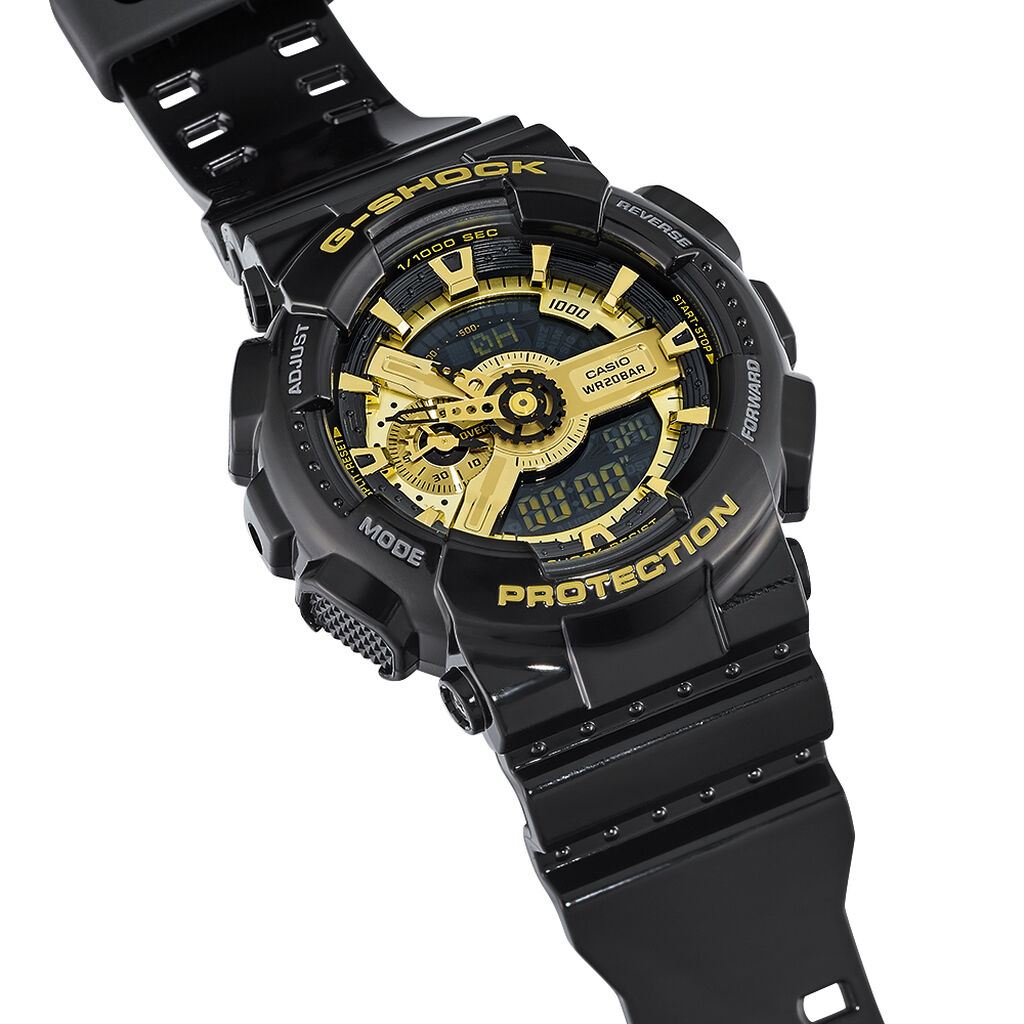 Montre Casio G-shock Gold Noir - F&ecirc;te des p&egrave;res Homme | Histoire d&rsquo;Or