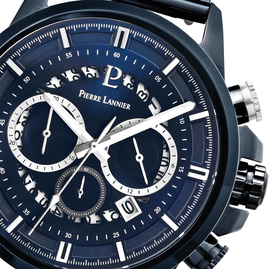 Montre Pierre Lannier Sentinelle Bleu - Montres Homme | Histoire d’Or