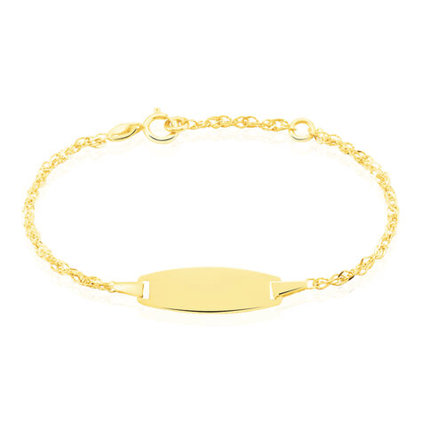 Bracelet Identite Bebe Or Jaune Ericka - Bracelets Communion Enfant | Histoire d’Or