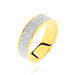 Alliance Raphie Ruban Plat Or Bicolore - Alliances Unisex | Histoire d’Or
