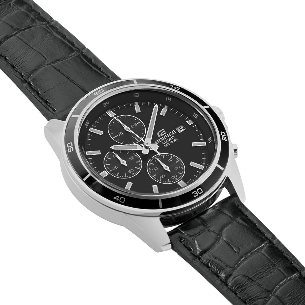 Montre Casio Edifice Noir - Id&eacute;es cadeaux Homme | Histoire d&rsquo;Or
