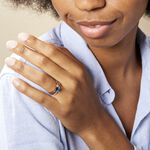 Bague Sare Or Rose Topaze Et Oxyde De Zirconium - Bagues solitaires Femme | Histoire d&rsquo;Or