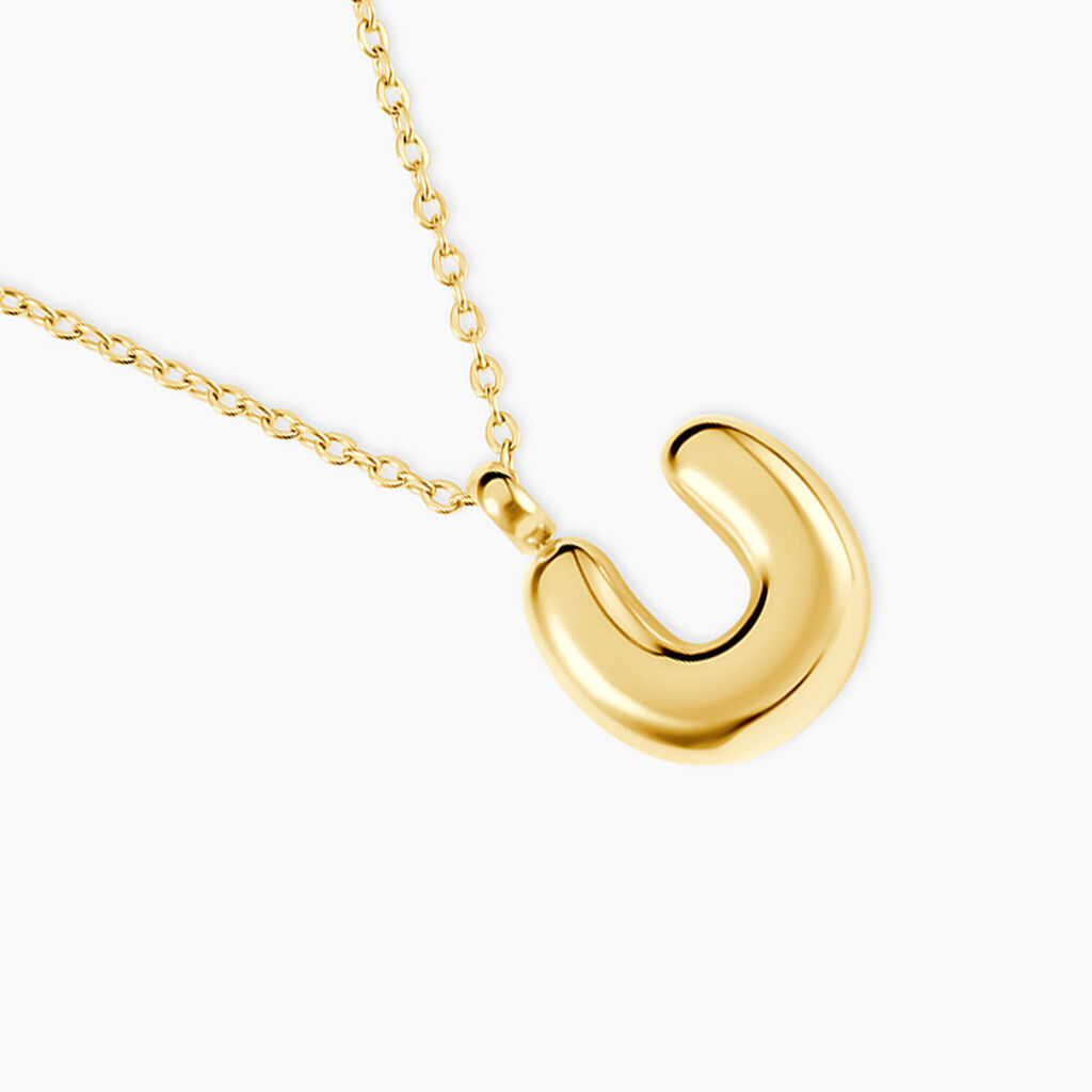 Collier Feliciane Acier Dor&eacute; - Colliers fantaisie Femme | Histoire d&rsquo;Or