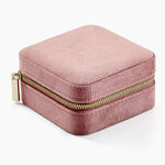 Boite &agrave; Bijou Tissu Rose - Id&eacute;es cadeaux Famille | Histoire d&rsquo;Or