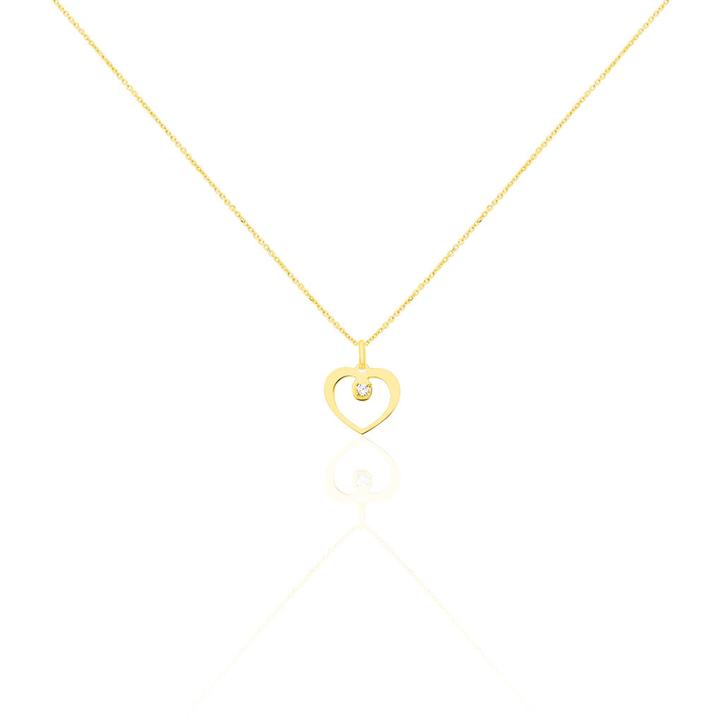 Collier Rohanna Or Jaune Oxyde De Zirconium - F&ecirc;te des m&egrave;res Femme | Histoire d&rsquo;Or