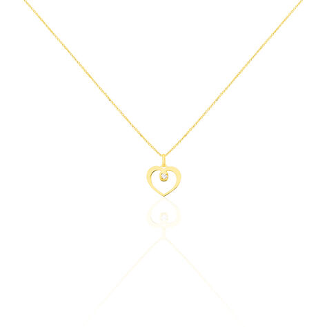Collier Rohanna Or Jaune Oxyde De Zirconium - Colliers Femme | Histoire d&rsquo;Or