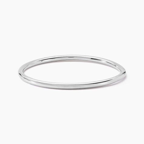 Bracelet Jonc Tabata Argent Blanc - Bracelets joncs Femme | Histoire d’Or