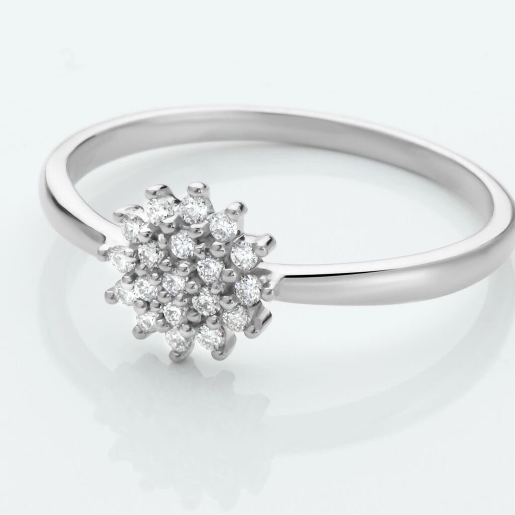 Bague Platine Alden Diamants - Bagues avec pierre Femme | Histoire d&rsquo;Or