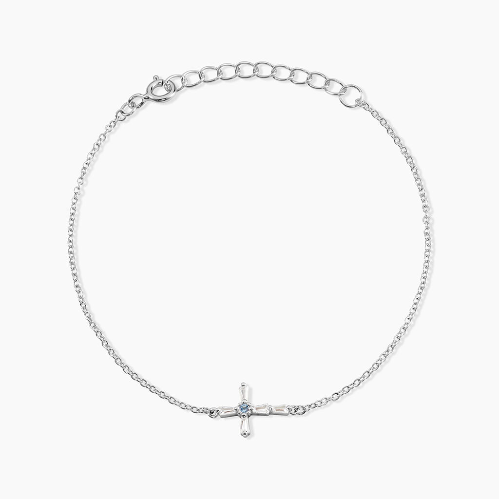 Bracelet Christie Argent Blanc Oxyde De Zirconium - Bracelets Femme | Histoire d&rsquo;Or