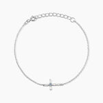 Bracelet Christie Argent Blanc Oxyde De Zirconium - Bracelets Femme | Histoire d&rsquo;Or