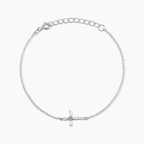 Bracelet Christie Argent Blanc Oxyde De Zirconium - Bracelets Femme | Histoire d&rsquo;Or