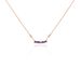 Collier Purple Mood Argent Rose Oxyde De Zirconium - Colliers fantaisie Femme | Histoire d’Or